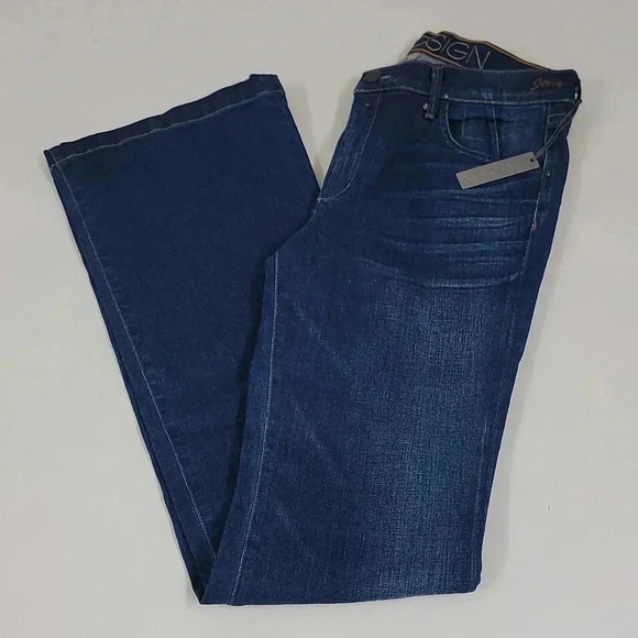 Goldsign High Rise Flare Leg Jeans - Picture 1 of 13
